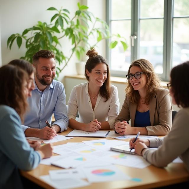 HelaCoach team brainstorming session